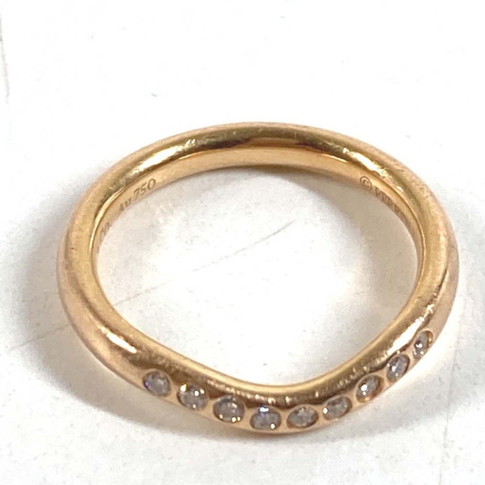 TIFFANY 18k Gold Diamond Ring - Picture 2 of 8